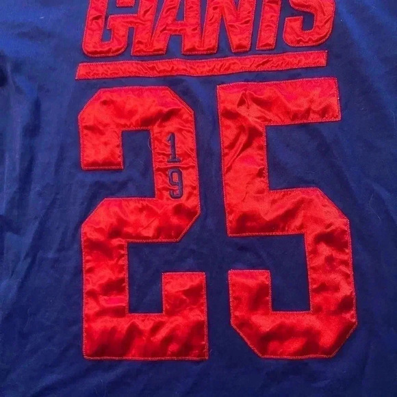 PINK NY GIANTS football pink by Victoria secret 3/4 jersey tshirt size small - Picture 6 of 6